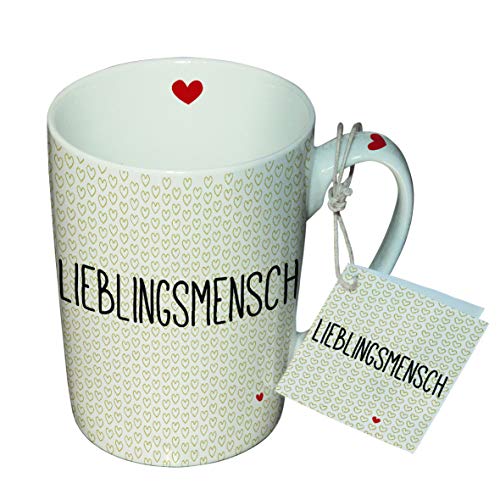 PPD Porzellan Henkelbecher Tasse 0,25L (Lieblingsmensch) von Paperproducts Design