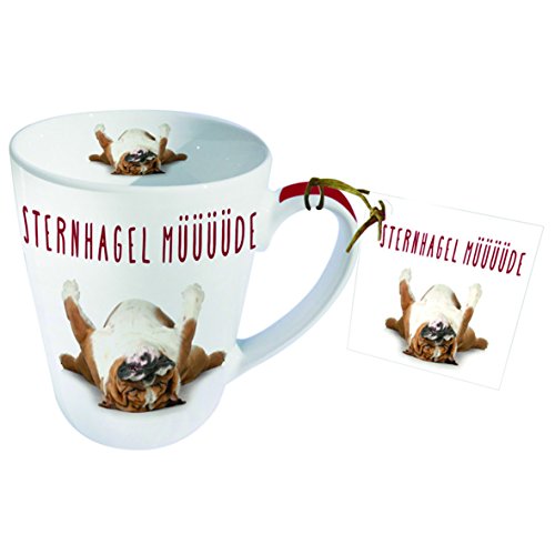 PPD Porzellan Henkelbecher Tasse 0,25L (Sternhagel müde) von PPD