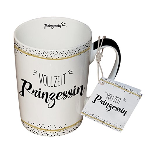 PPD Porzellan Henkelbecher Tasse 0,25L (Vollzeit Prinzessin) von PPD