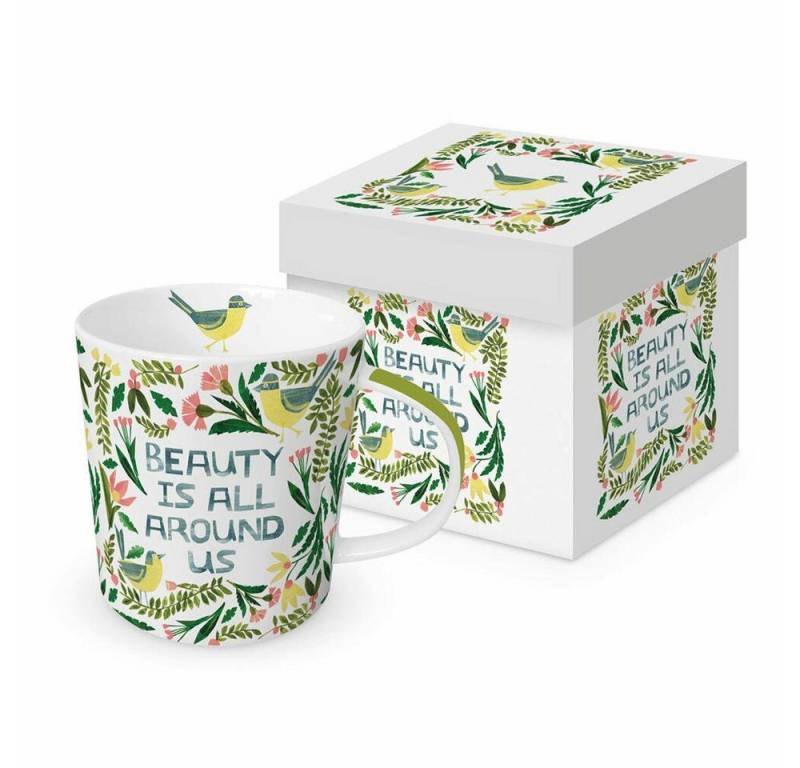 PPD Tasse Beauty is around Trend Mug 350 ml, Bone China von PPD