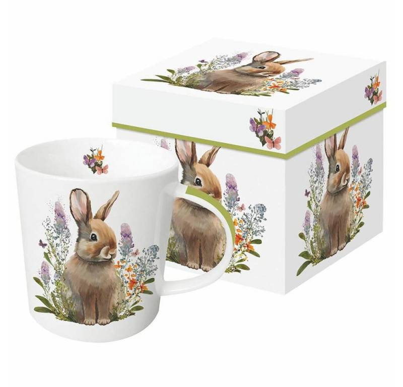 PPD Tasse Belle Bunny Trend Mug 400 ml, New Bone China von PPD