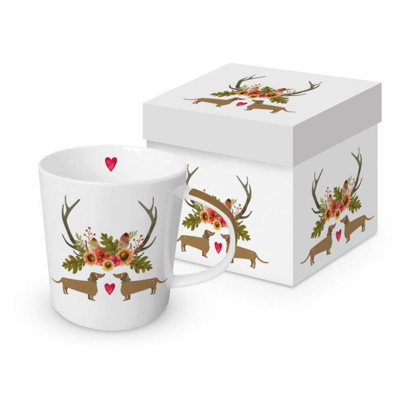 PPD Tasse Waltraut & Walter Trend Mug GB, 400 ml, New Bone China von PPD