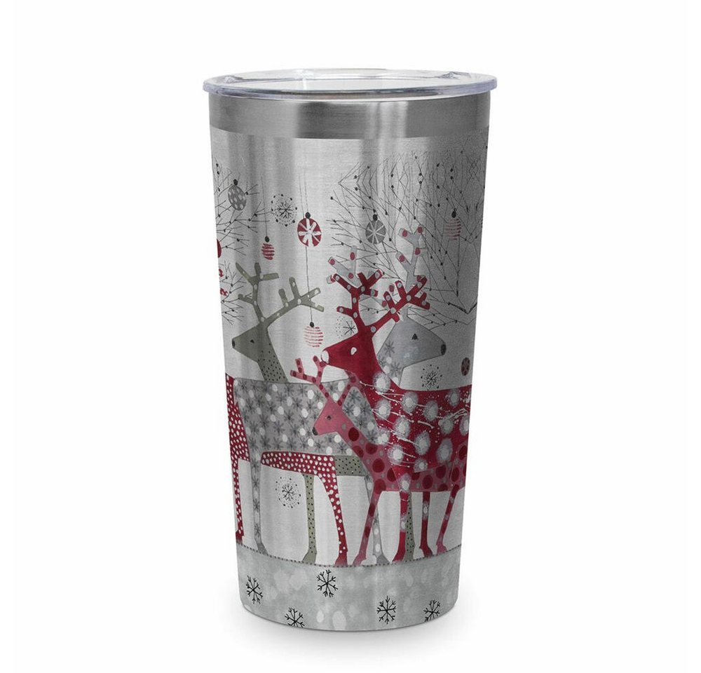 PPD Thermobecher Scandic Christmas Steel Travel Mug 430 ml, Edelstahl von PPD