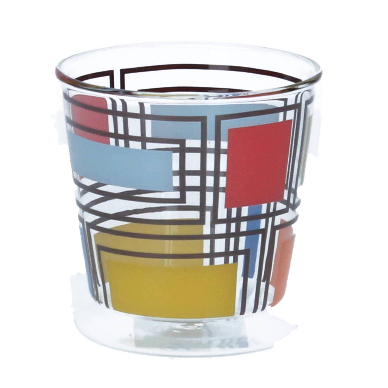 PPD Trinkglas Kaffeeglas Teeglas doppelwandig London 0,3 L Thermoglas bunt von PPD