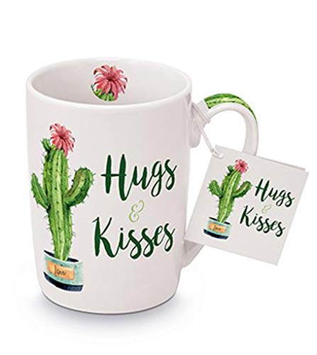 Paperproducts Design Henkelbecher aus Porzellan Ø 8 cm, 250 ml (Hugs and Kisses) von PPD