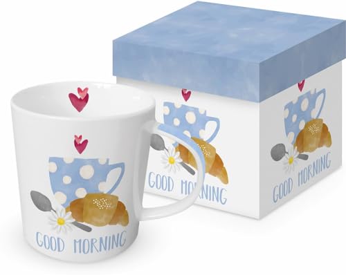 Tasse Becher Good Morning Porzellan Henkelbecher Geschenk von PPD