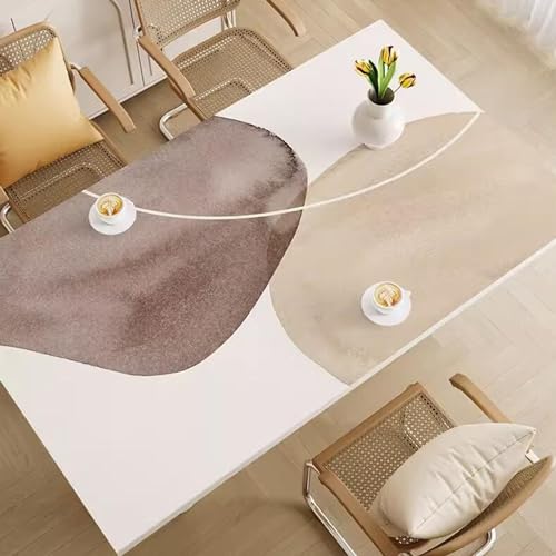 Tischdecke Outdoor, Tischdecke, Fleckschutz Pflegeleicht Abwaschbar Schmutzabweisend Table Cloth Für Küche, Esstisch, Couchtisch, Parteien, Abendessen(Size:90X150CM,Color:E) von PPGE HOME