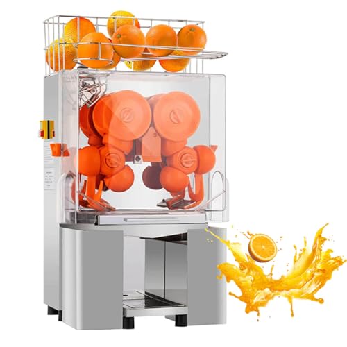 120 W kommerzielle Orangensaftmaschinen, automatische langsam masticating Juice Extractor, für φ40–90 mm Orangen, 20–22 Stück/min, Orangensaft, Zitrus, Grapefruit von PPGE Home
