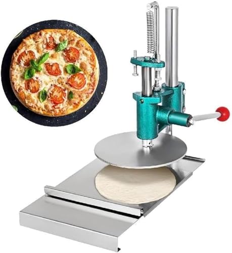Edelstahl-Pizza-Pizzapresse, Teiggebäck, manuelle Pressmaschine, kommerzielle Teig-Chapati-Blech, für Zuhause, Küche und gewerbliche Nutzung (Größe: 15 cm) von PPGE Home