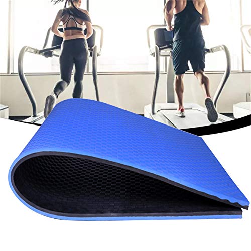PPGE Home Laufband Matte Schalldämmend 2.5 cm Dick Fitnessgeräte Unterlage Dämpfungsmatte Bodenschutzmatte Antivibrationsmatte Antirutschmatte Yoga Unterlegmatte A-200×100×2.5 cm von PPGE Home