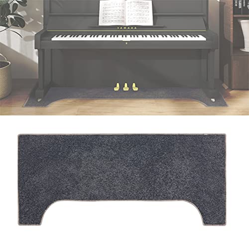 PPGE Schallschutz Klavier Teppich Piano Rug 160x70cm, Schallschutzmatte Anti Vibration Matte, Schalldichter Schalldämmung für Zuhause, Schallschutzmatten Bodenschutzmatte(Color:Grau) von PPGE