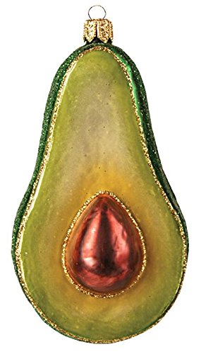 PPH 'IMP' Christbaumschmuck Figuren Essen Christbaumschmuck (Avocado 3cm) Figuren Essen Christbaumkugeln Weihnachtskugeln Weihnachts-Baumschmuck Baumkugeln Deko Luxus von PPH 'IMP'