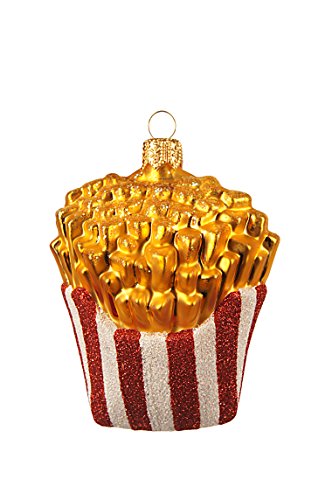 PPH 'IMP' Christbaumschmuck Figuren Essen Christbaumschmuck (Mini Pommes 6cm) Figuren Essen Christbaumkugeln Weihnachtskugeln Weihnachts-Baumschmuck Baumkugeln Deko Luxus von PPH 'IMP'