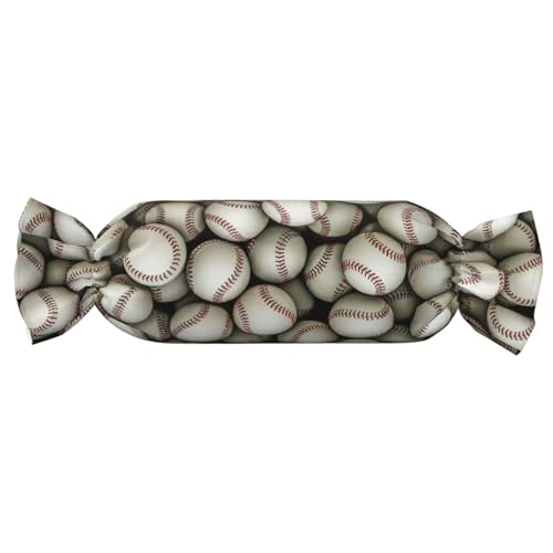 Baseball-Druck, Bonbonform, vielseitig, bequem, Überwurfkissen, Zuhause, Schlafzimmer, Sofa, Yoga, Reisen Baseball-Druck, Bonbonform, vielseitig, bequem, Überwurfkissen, Zuhause, Schlafzimmer, Sofa, Yoga, Reisen von PPHGUT