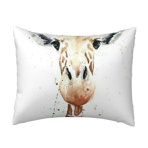 Cleverer Kissenbezug mit Giraffen-Druck, für Schlafzimmer, Couch, Auto, Heimdekoration, vielseitig einsetzbar, einfacher Reißverschluss Cleverer Kissenbezug mit Giraffen-Druck, für Schlafzimmer, Couch, Auto, Heimdekoration, vielseitig einsetzbar, einfacher Reißverschluss von PPHGUT