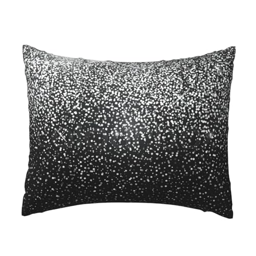 Glänzender silberner Glitzer-Kissenbezug, bequem, für Schlafzimmer, Couch, Auto, Heimdekoration, vielseitig einsetzbar, einfacher Reißverschluss Glänzender silberner Glitzer-Kissenbezug, bequem, für Schlafzimmer, Couch, Auto, Heimdekoration, vielseitig einsetzbar, einfacher Reißverschluss von PPHGUT