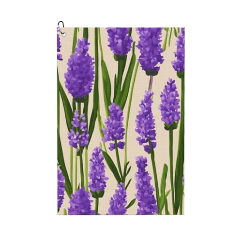 Golf-Handtuch, Lavendel-Stempel, schnell trocknend, praktische Handtücher, Strand, Yoga, Sport, Reinigungswerkzeug, funktional Golf-Handtuch, Lavendel-Stempel, schnell trocknend, praktische Handtücher, Strand, Yoga, Sport, Reinigungswerkzeug, funktional von PPHGUT