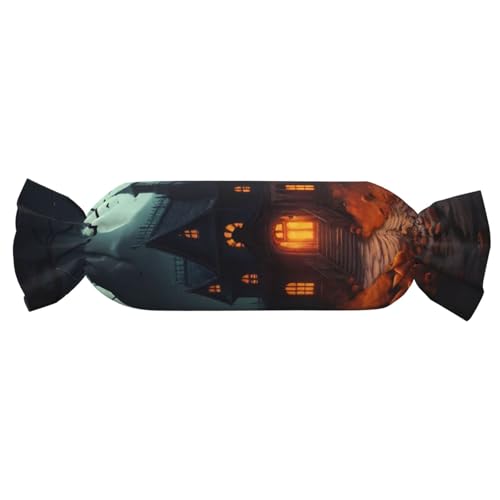 Gruseliges Halloween-Druck, Süßigkeitenförmiges Kissen, vielseitig, bequem, Überwurfkissen, Zuhause, Schlafzimmer, Sofa, Yoga, Reisen Gruseliges Halloween-Druck, Süßigkeitenförmiges Kissen, vielseitig, bequem, Überwurfkissen, Zuhause, Schlafzimmer, Sofa, Yoga, Reisen von PPHGUT