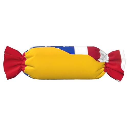 Kissen in Form einer amerikanischen Spanien-Flagge, vielseitig, bequem, für Zuhause, Schlafzimmer, Sofa, Yoga, Reisen Kissen in Form einer amerikanischen Spanien-Flagge, vielseitig, bequem, für Zuhause, Schlafzimmer, Sofa, Yoga, Reisen von PPHGUT