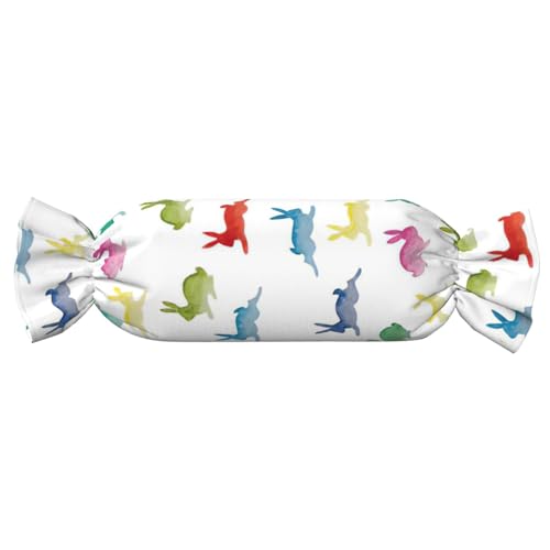 Kissen mit Hasen in verschiedenen Posen, Springen, Laufen, Süßigkeitenform, vielseitig, bequem, Überwurfkissen, Zuhause, Schlafzimmer, Sofa, Yoga, Reisen Kissen mit Hasen in verschiedenen Posen, Springen, Laufen, Süßigkeitenform, vielseitig, bequem, Überwurfkissen, Zuhause, Schlafzimmer, Sofa, Yoga, Reisen von PPHGUT
