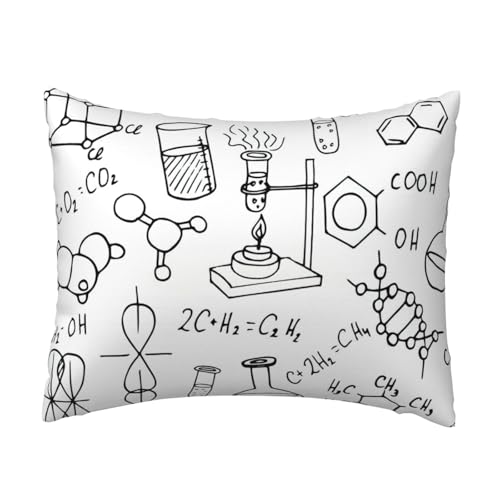 Komfort-Kissenbezug mit Chemie-Druck, für Schlafzimmer, Couch, Auto, Heimdekoration, vielseitig einsetzbar, einfacher Reißverschluss Komfort-Kissenbezug mit Chemie-Druck, für Schlafzimmer, Couch, Auto, Heimdekoration, vielseitig einsetzbar, einfacher Reißverschluss von PPHGUT