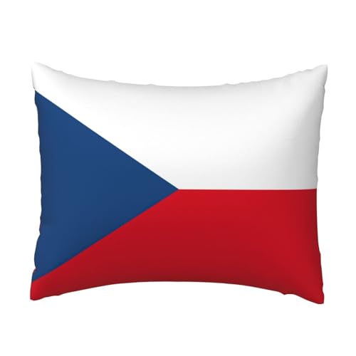 Komfort-Kissenbezug mit Flagge der Tschechischen Republik, für Schlafzimmer, Couch, Auto, Heimdekoration, vielseitig einsetzbar, einfacher Reißverschluss Komfort-Kissenbezug mit Flagge der Tschechischen Republik, für Schlafzimmer, Couch, Auto, Heimdekoration, vielseitig einsetzbar, einfacher Reißverschluss von PPHGUT