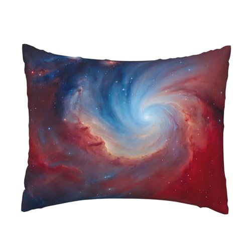 Komfort-Kissenbezug mit Galaxie-Druck, für Schlafzimmer, Couch, Auto, Heimdekoration, vielseitig einsetzbar, einfacher Reißverschluss Komfort-Kissenbezug mit Galaxie-Druck, für Schlafzimmer, Couch, Auto, Heimdekoration, vielseitig einsetzbar, einfacher Reißverschluss von PPHGUT