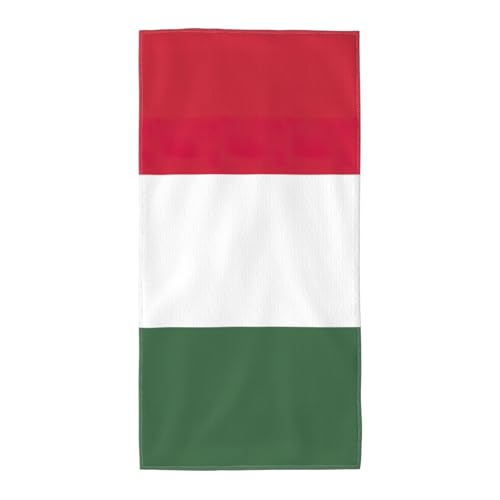 PPHGUT Badetuch, Motiv: Flagge von Ungarn, weich, saugfähig, vielseitige Handtücher, Strand, Reisen, Yoga, Komfort-Zubehör PPHGUT Badetuch, Motiv: Flagge von Ungarn, weich, saugfähig, vielseitige Handtücher, Strand, Reisen, Yoga, Komfort-Zubehör von PPHGUT