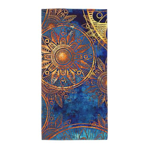 PPHGUT Badetuch, Motiv: Sternenhimmel, Mandala-Druck, weich, saugfähig, vielseitige Handtücher, Strand, Reisen, Yoga, Komfort-Zubehör PPHGUT Badetuch, Motiv: Sternenhimmel, Mandala-Druck, weich, saugfähig, vielseitige Handtücher, Strand, Reisen, Yoga, Komfort-Zubehör von PPHGUT