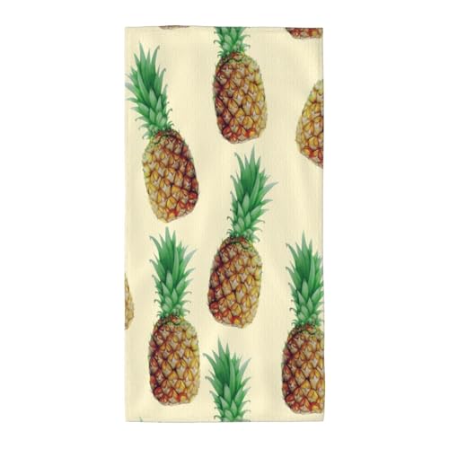 PPHGUT Badetuch mit Ananas-Druck, weich, saugfähig, vielseitige Handtücher, Strand, Reisen, Yoga, Komfort-Zubehör PPHGUT Badetuch mit Ananas-Druck, weich, saugfähig, vielseitige Handtücher, Strand, Reisen, Yoga, Komfort-Zubehör von PPHGUT