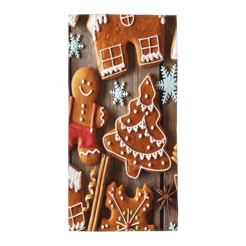 PPHGUT Badetuch mit Lebkuchenmotiv, weich, saugfähig, vielseitig einsetzbar, für Strand, Reisen, Yoga, Komfort-Zubehör PPHGUT Badetuch mit Lebkuchenmotiv, weich, saugfähig, vielseitig einsetzbar, für Strand, Reisen, Yoga, Komfort-Zubehör von PPHGUT