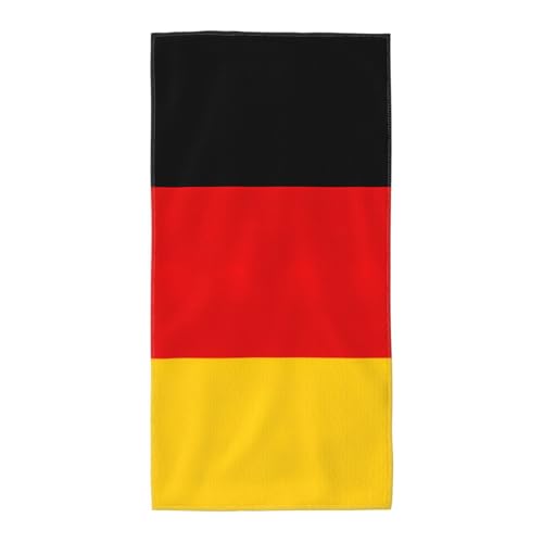 PPHGUT Badetuch mit deutscher Flagge, weich, saugfähig, vielseitige Handtücher, Strand, Reisen, Yoga, Komfort-Zubehör PPHGUT Badetuch mit deutscher Flagge, weich, saugfähig, vielseitige Handtücher, Strand, Reisen, Yoga, Komfort-Zubehör von PPHGUT