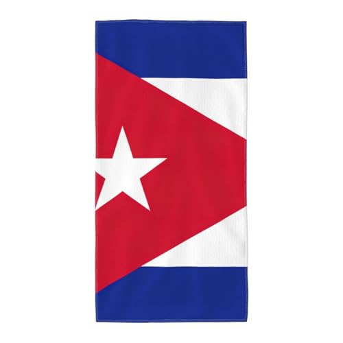 PPHGUT Badetuch mit kubanischer Flagge, weich, saugfähig, vielseitige Handtücher, Strand, Reisen, Yoga, Komfort-Zubehör PPHGUT Badetuch mit kubanischer Flagge, weich, saugfähig, vielseitige Handtücher, Strand, Reisen, Yoga, Komfort-Zubehör von PPHGUT