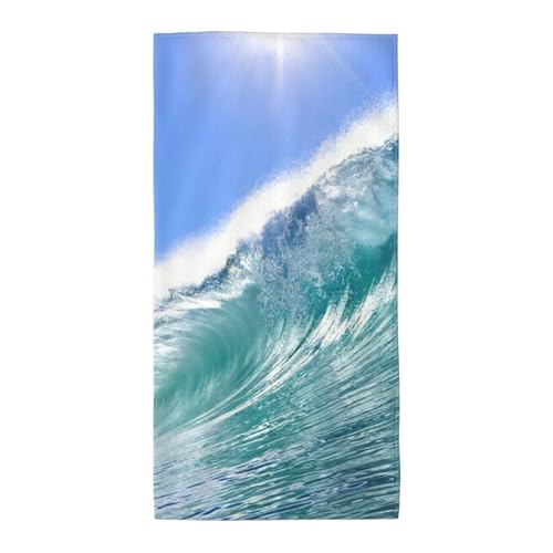 PPHGUT Big Ocean Wave HD-Druck, weich, saugfähig, Badetuch, vielseitige Handtücher, Strand, Reisen, Yoga, Komfort-Zubehör PPHGUT Big Ocean Wave HD-Druck, weich, saugfähig, Badetuch, vielseitige Handtücher, Strand, Reisen, Yoga, Komfort-Zubehör von PPHGUT