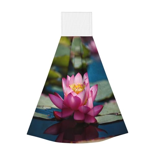 PPHGUT Spirit Of The Lotus Print Schnelltrocknende Handtücher Wiederverwendbares Handtuch Kochen Backen Servieren Reinigen Geschirr Abwischen von PPHGUT