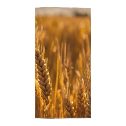 PPHGUT Weiches, saugfähiges Badetuch mit Weizenfelddruck, vielseitige Handtücher, Strand, Reisen, Yoga, Komfort-Zubehör PPHGUT Weiches, saugfähiges Badetuch mit Weizenfelddruck, vielseitige Handtücher, Strand, Reisen, Yoga, Komfort-Zubehör von PPHGUT