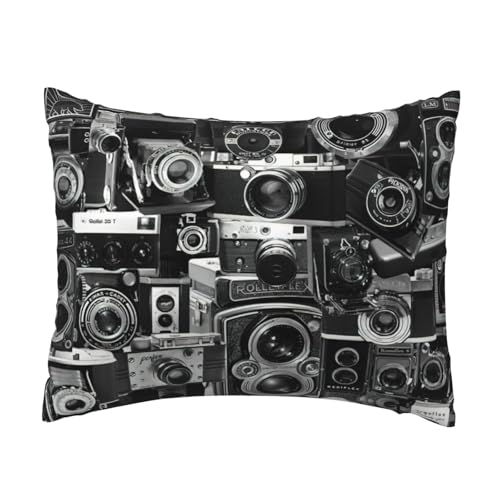 Retro-Kissenbezug, coole Kamera-Kollektion, Druck, bequem, für Schlafzimmer, Couch, Auto, Heimdekoration, vielseitig einsetzbar, einfacher Reißverschluss Retro-Kissenbezug, coole Kamera-Kollektion, Druck, bequem, für Schlafzimmer, Couch, Auto, Heimdekoration, vielseitig einsetzbar, einfacher Reißverschluss von PPHGUT