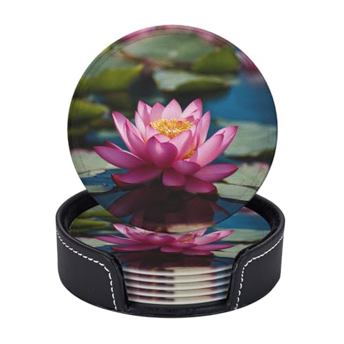 Spirit of the Lotus Print 6 Stück leichte tragbare Untersetzer Couchtisch Esszimmer Büro Restaurant Dekor Spirit of the Lotus Print 6 Stück leichte tragbare Untersetzer Couchtisch Esszimmer Büro Restaurant Dekor von PPHGUT