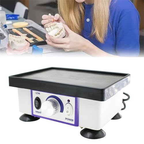 PPLDABNK Dentalgips-Oszillator 120 W/150 W, 2 Kg/3 Kg Tragkraft, Geschwindigkeitsänderungsknopf Und Rutschfeste Basis, Vibrationsplatte Für Dentallabore – Für Gipsguss,small PPLDABNK Dentalgips-Oszillator 120 W/150 W, 2 Kg/3 Kg Tragkraft, Geschwindigkeitsänderungsknopf Und Rutschfeste Basis, Vibrationsplatte Für Dentallabore – Für Gipsguss,small von PPLDABNK