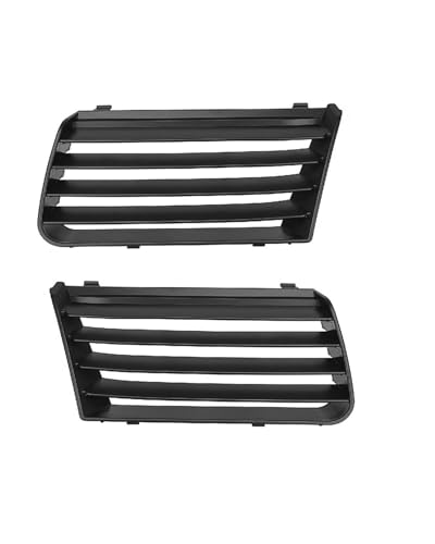 Calandre Voiture Für Seat Für Alhambra 2001 2002 2003 2004 2005 2006 2007 2008 2009 2010 Auto Vorderen Stoßfänger Oberen Kühlergrill Mesh Abdeckung Schwarz Grill Baguettes Calandre Avant(1 Pair) von PPLKHS