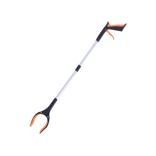 2 stücke Müll Picker Grabber Werkzeug Grabber Erreichen Werkzeug Faltbare Teleskop Grabber Erreichen Hilfe Werkzeug Faltbare Greifer Extender(Orange) von PPQIRU
