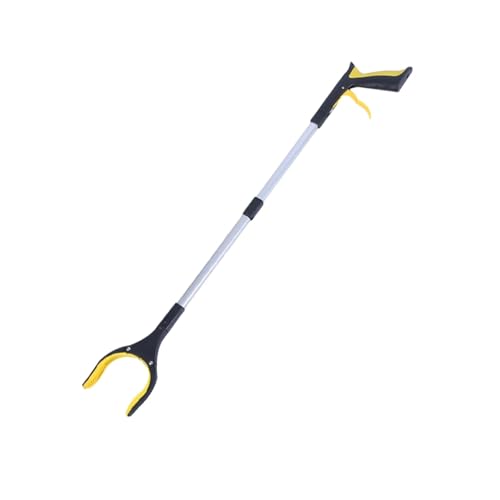 2 stücke Müll Picker Grabber Werkzeug Grabber Erreichen Werkzeug Faltbare Teleskop Grabber Erreichen Hilfe Werkzeug Faltbare Greifer Extender(Yellow) von PPQIRU