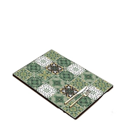 Kaffeemaschine Abtropfmatte 2 stücke Küche Ablauf Pad Polyester Abtropfgestell Waschbecken Matte Geschirr Ablassen Matten Saugfähigen Trockenen Teppich Gerichte Teppiche wohnkultur(Green,30X50cm) von PPQIRU
