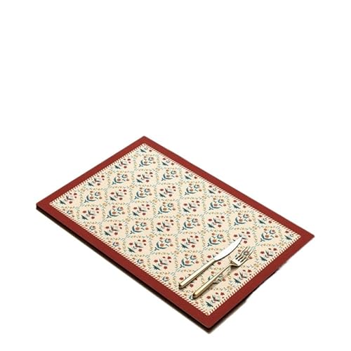 Kaffeemaschine Abtropfmatte 2 stücke Küche Ablauf Pad Polyester Abtropfgestell Waschbecken Matte Geschirr Ablassen Matten Saugfähigen Trockenen Teppich Gerichte Teppiche wohnkultur(Red,40X50cm) von PPQIRU