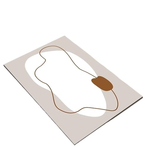 Kaffeemaschine Abtropfmatte 2PCS Trocknen Pad Küche Saugfähigen Matte Schutz Arbeitsplatte Zubehör Kaffeemaschine Pads(Beige A,40X50cm) von PPQIRU
