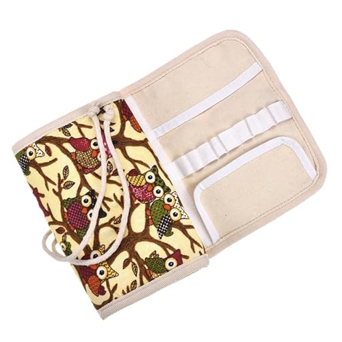 PPQIRU Garntasche, Häkelnadeltasche, Aufbewahrungstasche, Strickset-Etui, Organizer-Tasche for Nähen, Häkelnadeln, Scheren, Lineal von PPQIRU