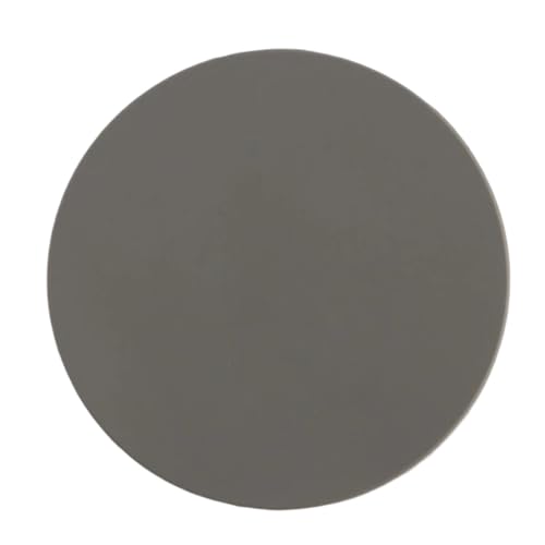PPQIRU Geschirr-Isoliermatte 3 Stück 3,9 Zoll Bunte Silikon-Untersetzer Wärmedämmung Teetassenmatte rutschfeste Getränke-Kaffeeglas-Getränkehalter-Pad Geschirr-Isolierpad(Gray) von PPQIRU