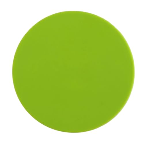 PPQIRU Geschirr-Isoliermatte 3 Stück 3,9 Zoll Bunte Silikon-Untersetzer Wärmedämmung Teetassenmatte rutschfeste Getränke-Kaffeeglas-Getränkehalter-Pad Geschirr-Isolierpad(Green) von PPQIRU