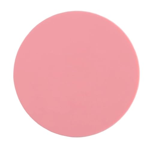 PPQIRU Geschirr-Isoliermatte 3 Stück 3,9 Zoll Bunte Silikon-Untersetzer Wärmedämmung Teetassenmatte rutschfeste Getränke-Kaffeeglas-Getränkehalter-Pad Geschirr-Isolierpad(Pink) von PPQIRU