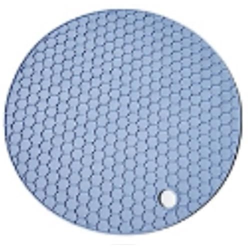 PPQIRU Geschirr-Isoliermatte 3 stücke Runde Wabenmatten rutschfeste Tischmatte Hitzebeständige Silikon-Untersetzermatte for Küchenzubehör Geschirr-Isolierpad(Blue,17.5cm) von PPQIRU